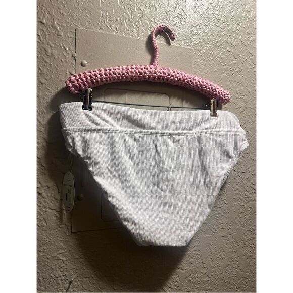 Mynah White High Rise Bikini Bottom Woman’s Size XL NEW - Picture 9 of 9
